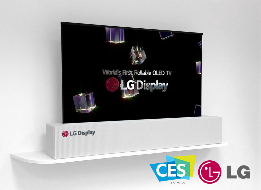 телевизор рулон LG